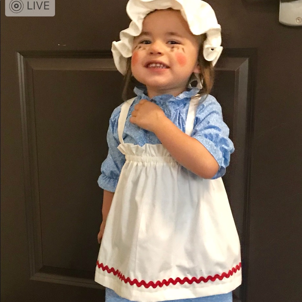 Raggedy Ann costume 4T